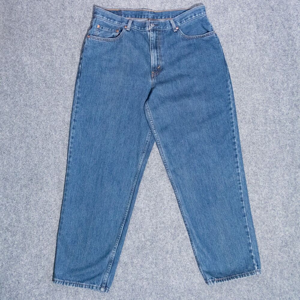 Levi's 560 Men's Comfort Fit Jeans 36x30 Medium Blue Wash Denim y2k Relaxed